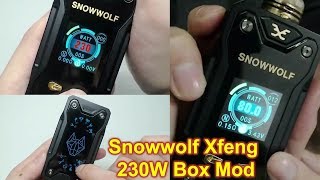 /Snowwolf Xfeng 230W Mod | Screen protector included | Constellation theme UI | Large color screen