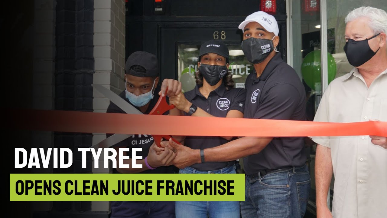 David Tyree Opens Clean Juice Franchise in Morristown, New Jersey YouTube