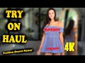 See- Through Pink Shein Lingerie 2025 Try-On Haul | Micro Bikini Try-On Fashion Haul (4K)