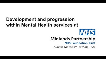 Development and Progression Within Mental Health Services at MPFT