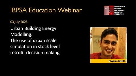 Urban Building Energy Modelling: The use of urban scale simulation in stock level retrofit.