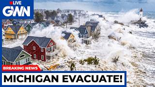 MICHIGAN HIT by DEADLY WAVES — 50 MPH WINDS, 30-FOOT WAVES (Latest Updates)