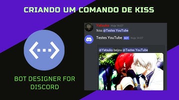 Comando de kiss para seu bot do discord no Bot Designer For Discord | #3