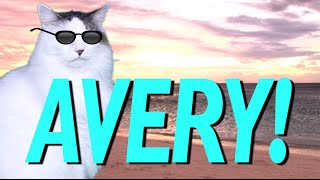 HAPPY BIRTHDAY AVERY! - EPIC CAT Happy Birthday Song Wealth