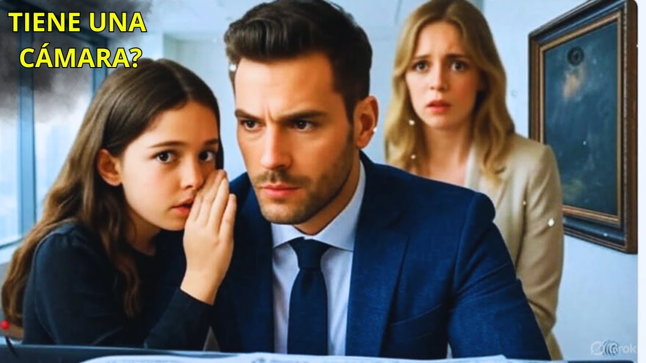 Una niña susurra: “Hay una cámara en tu oficina”. Un millonario expone a su novia espía.