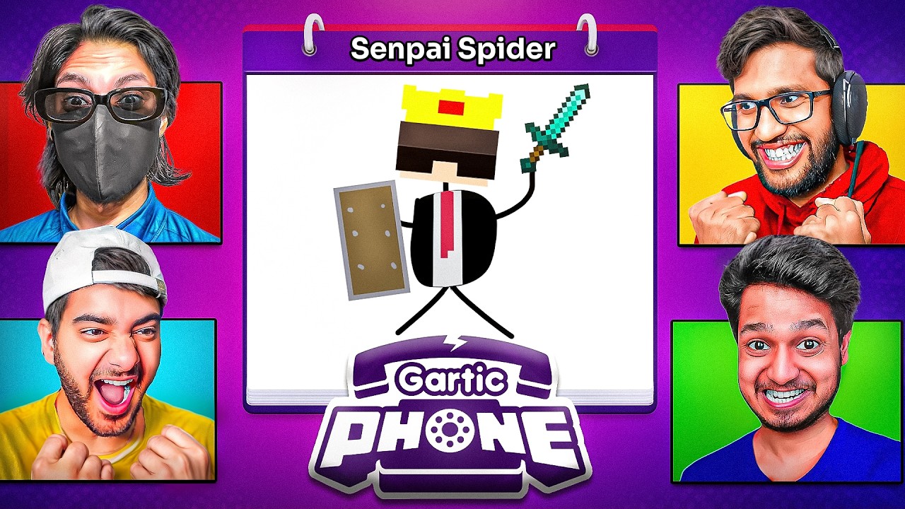5 GUYZ FUNNIEST DRAWINGS Ever In Gartic Phone