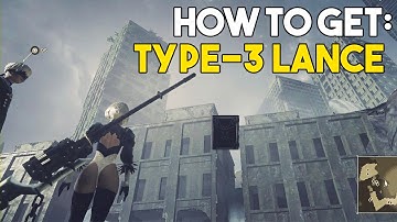 Nier: Automata How To Get The Type-3 Lance (Hidden Weapon Location)