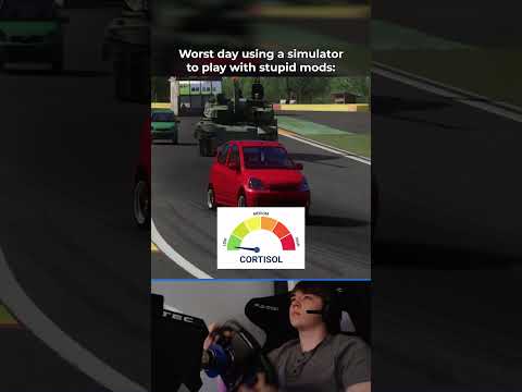 iRacing VS Sim Racing with Mods 👀 #Shorts