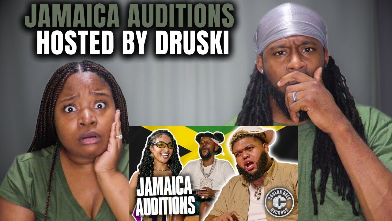 🇯🇲 The Demouchets REACT to Coulda Been Records JAMAICA Auditions hosted by Druski
