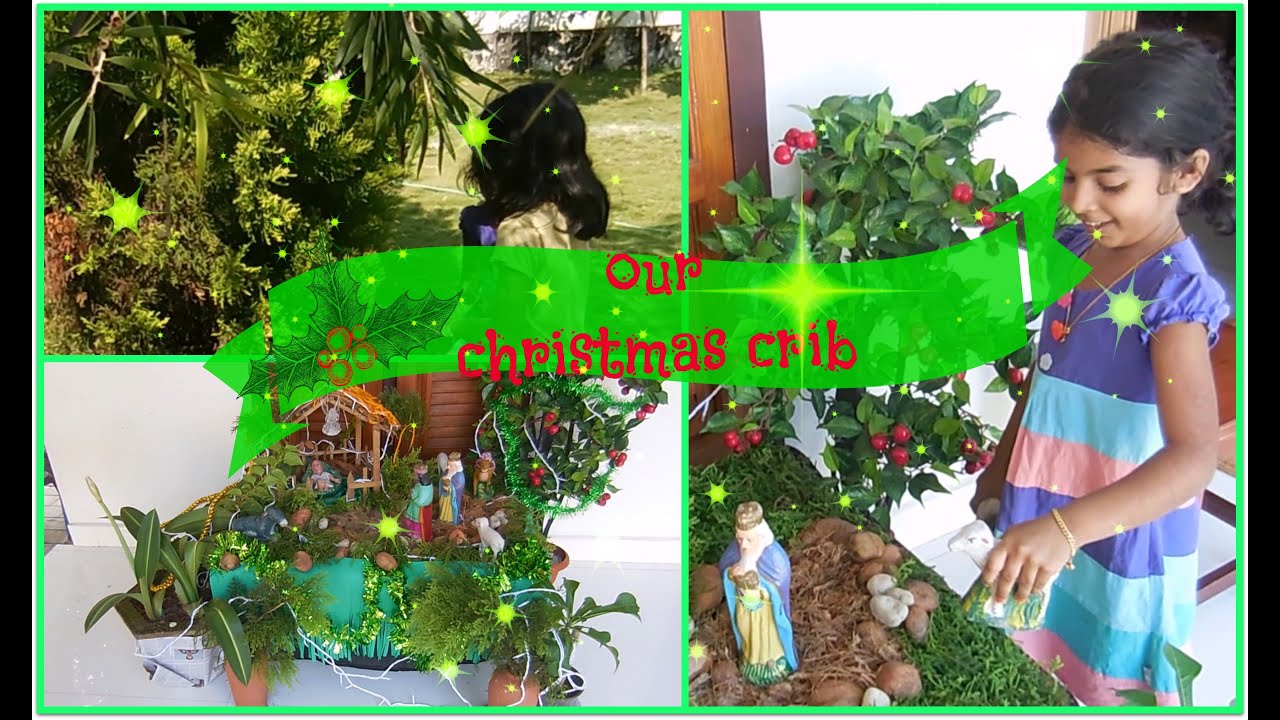 Christmas crib Kerala we made Christmas crib in our house DIY YouTube