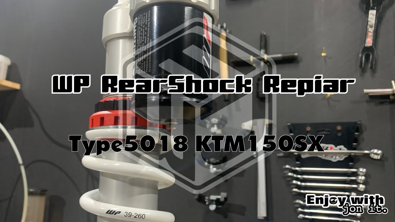 BMB製T-08 SHAKE SKY WING改修 maintenance】WP RearShock Rebuild(type5018)for KTM150SX - YouTube