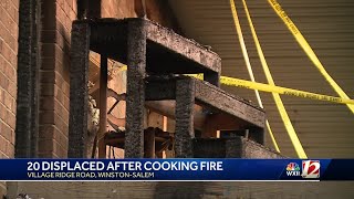 Winston-Salem apartment fire displaces 20