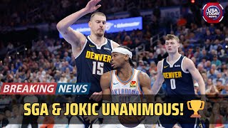 2025 All-NBA Teams Announced! SGA & Jokic Lead First Team । USA TODAY NEWS