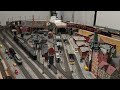 MODELLEISENBAHN MÄRKLIN DIGITAL ANLAGE H0 UNTERE EBENE, OBERE EBENE GLEICHSTROM ANALOG H0. BR 01...