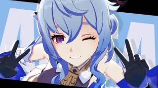 Anime girl blue dress dance 4k live wallpaper 💙 Animated loop background for pc free download