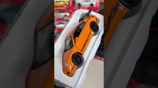 Unboxing the ultimate orange Porsche GT3 RS scale model 🍊 #diecast #unboxing #shorts