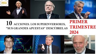 RAY DALIO, WARRENT BUFfETT, MICHAEL BURRY...   LOS SUPERINVERSORES, SUS 10 APUESTAS. LLEVAS ALGUNA??