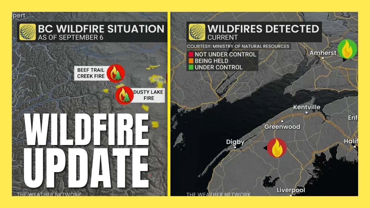 Canadian Wildfire Update: Wildfire Activity Ramps up in the West, but Calming in the East