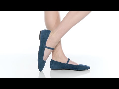 Madewell The Greta Ballet Flat in Suede SKU: 9914985