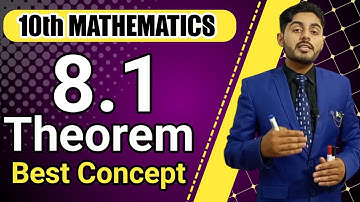 Theorem 8.1 class10 | theorem 1 chapter 8 class 10 math | 10th class math ch 8 | atifahmedofficial