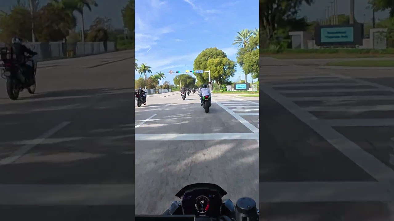 Morning Motorcycle Group Ride in Miami 