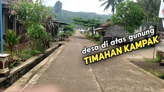 mengujungi desa di atas gunung timahan yang luar biasa maju kampak trenggalek