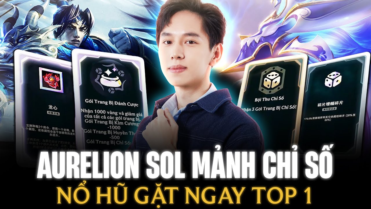 Aurelion Sol 37 Mảnh Chỉ Số 1k5AP Và 900 Stack Nội Tại Cực Bá Đạo Trong Tay XiaoChaoMeng