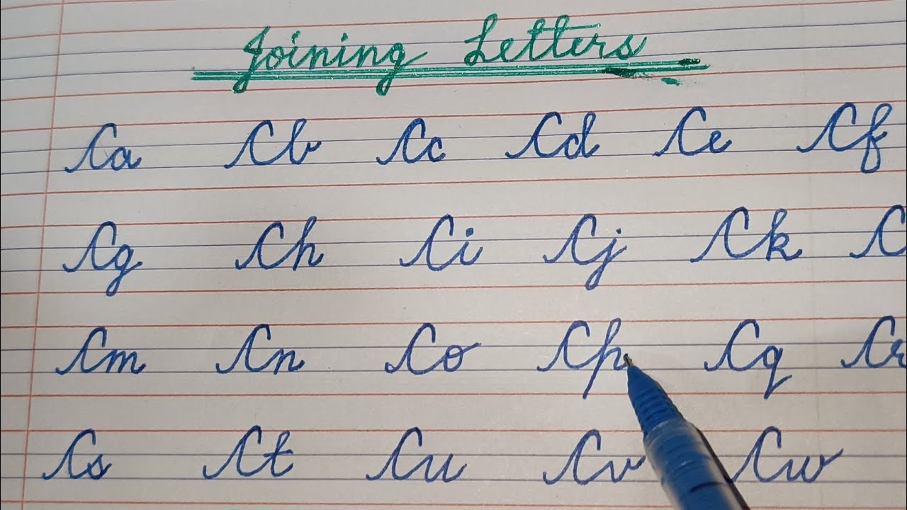 How to write joining letters | abcd | joining letters C |