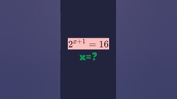 Exponential Problem! #shorts #shortvideo #maths