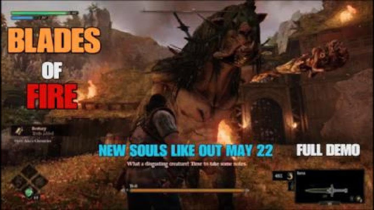 BLADES OF FIRE FULL DEMO. A NEW SOULS LIKE OUT SOON.