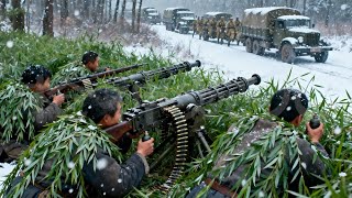 中國槍王藏雪地埋伏，成功擊潰日軍，把日軍打得落花流水⚔️  抗日  MMA | Kung Fu