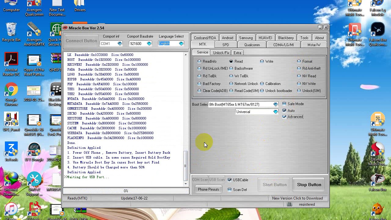 Qmobile Evok Power MT6580 Android 7 0 FRP Remove Done By Miracle Box 2 54 Cracked