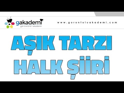Aşık Tarzı Halk Şiiri