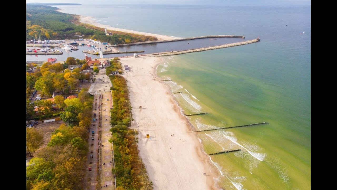 Jesień nad morzem w Ustce - YouTube