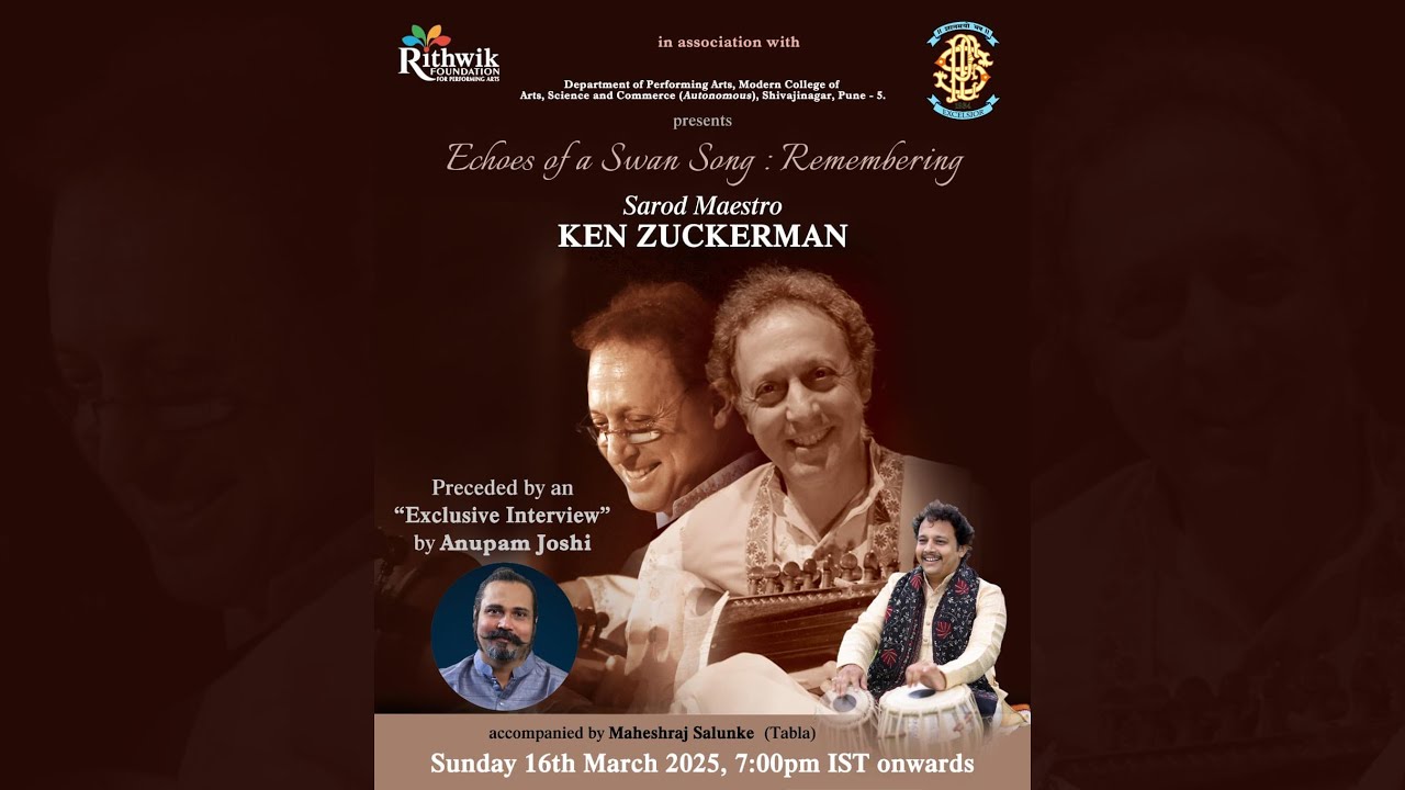 Echoes of a Swan Song — Remembering Sarod Maestro Ken Zuckerman