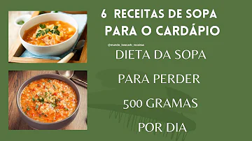 Quantos quilos emagrece com a dieta da sopa?