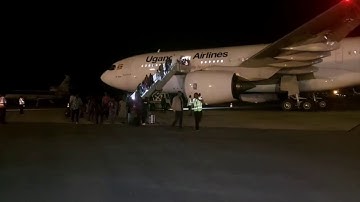 Ugandan citizens return home following evacuation from Sudan