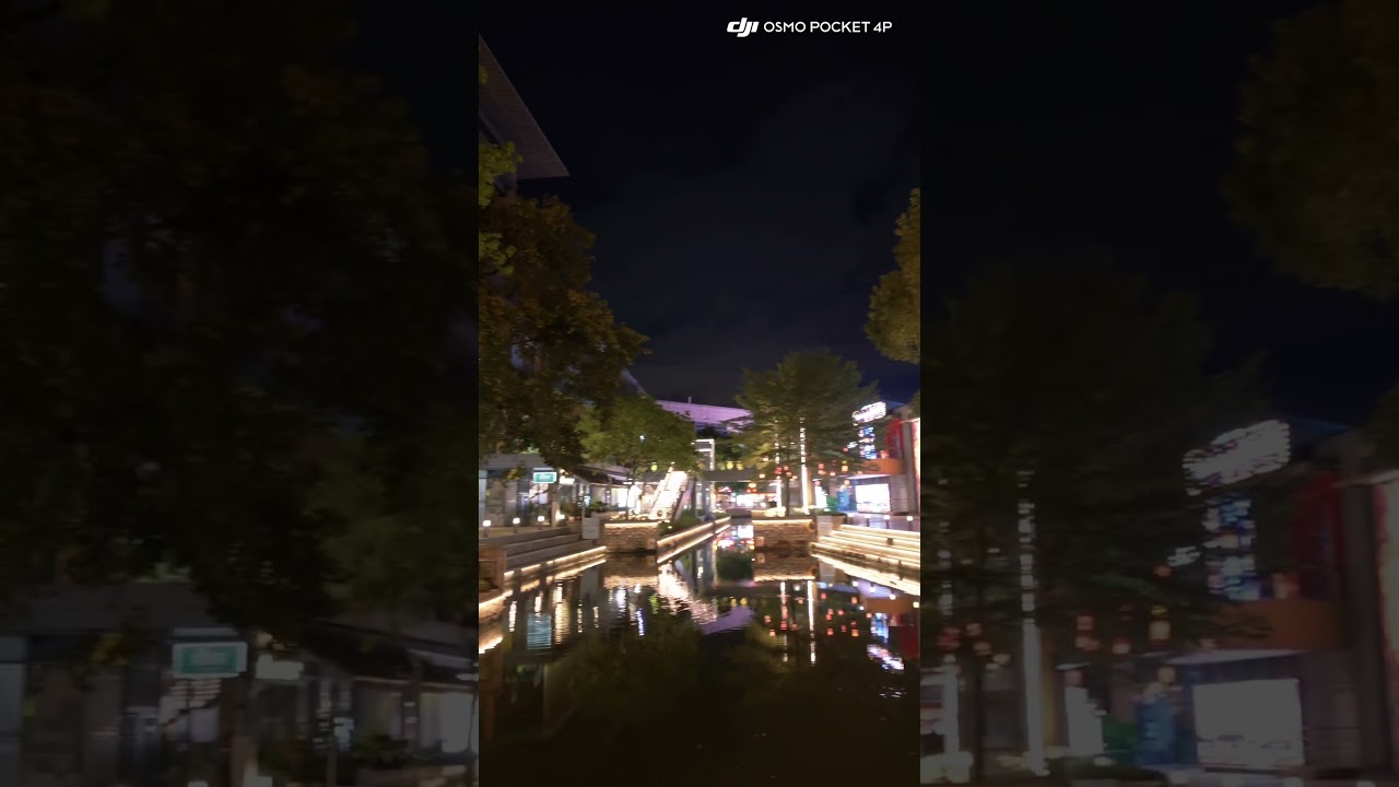 Osmo Pocket 4Pで撮影した中国・深センの夜景