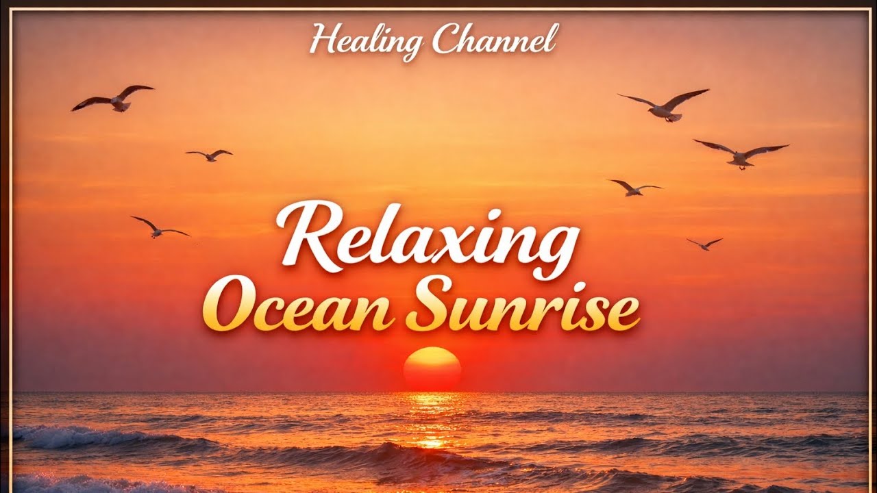 Gentle Ocean Waves at Sunrise | Deep Relaxation & Inner Peace