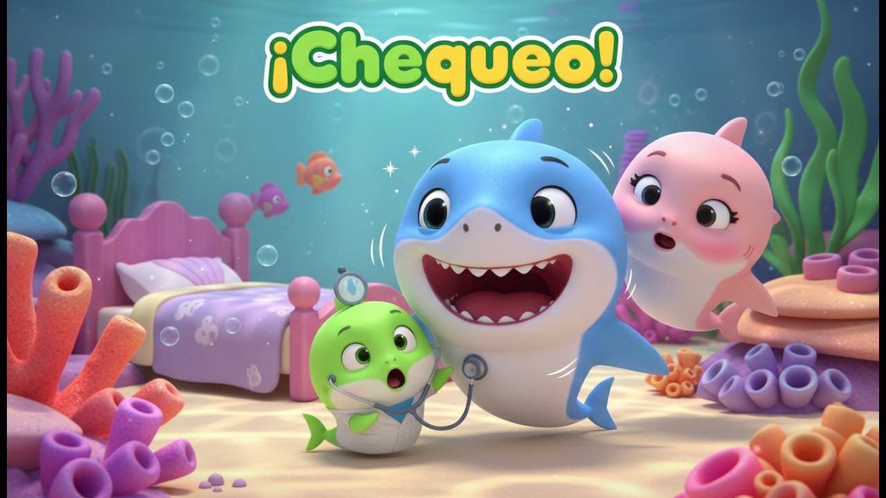 у малыша акулёнка жар 🦈🌡️🏥 | мультфильм для детей и забота о здоровье