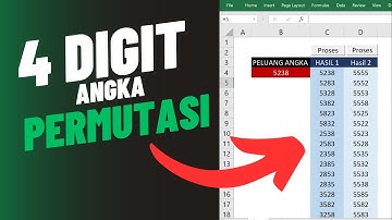 Trik Menentukan Peluang 4 Digit Angka (Permutasi)
