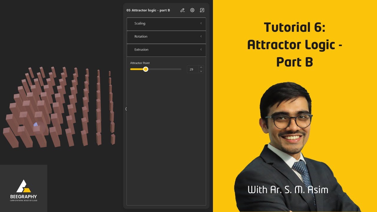 BeeGraphy Tutorial 06: Attractor Logic - Part B - YouTube