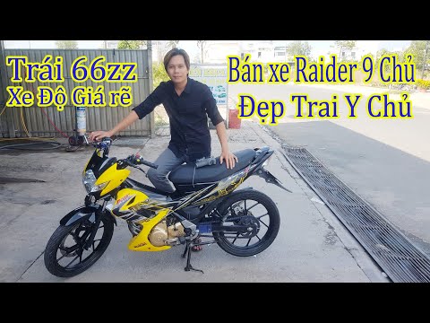 Video Bán Xe Raider Xăng Cơ|Raider Độ trái 66zz|Giá 22tr - youtube