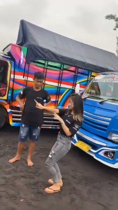 ⚫STORY WA TRUK BLACK TEAM FAUZI || GOYANG PARGOY Joice #quotes #trukoleng #viral #shorts