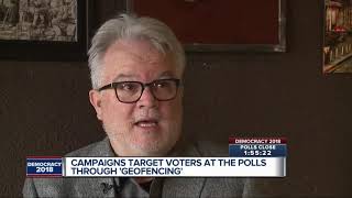 Campaigns target voters at the polls through geofencing