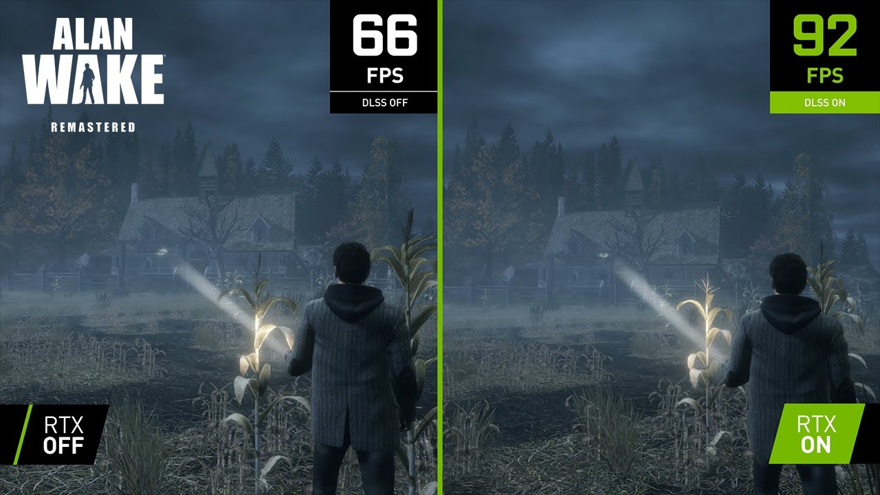 Alan Wake Remastered - 4K NVIDIA DLSS Comparison 