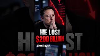 Elon Musk Lost $200 BILLION… 😳 #shorts