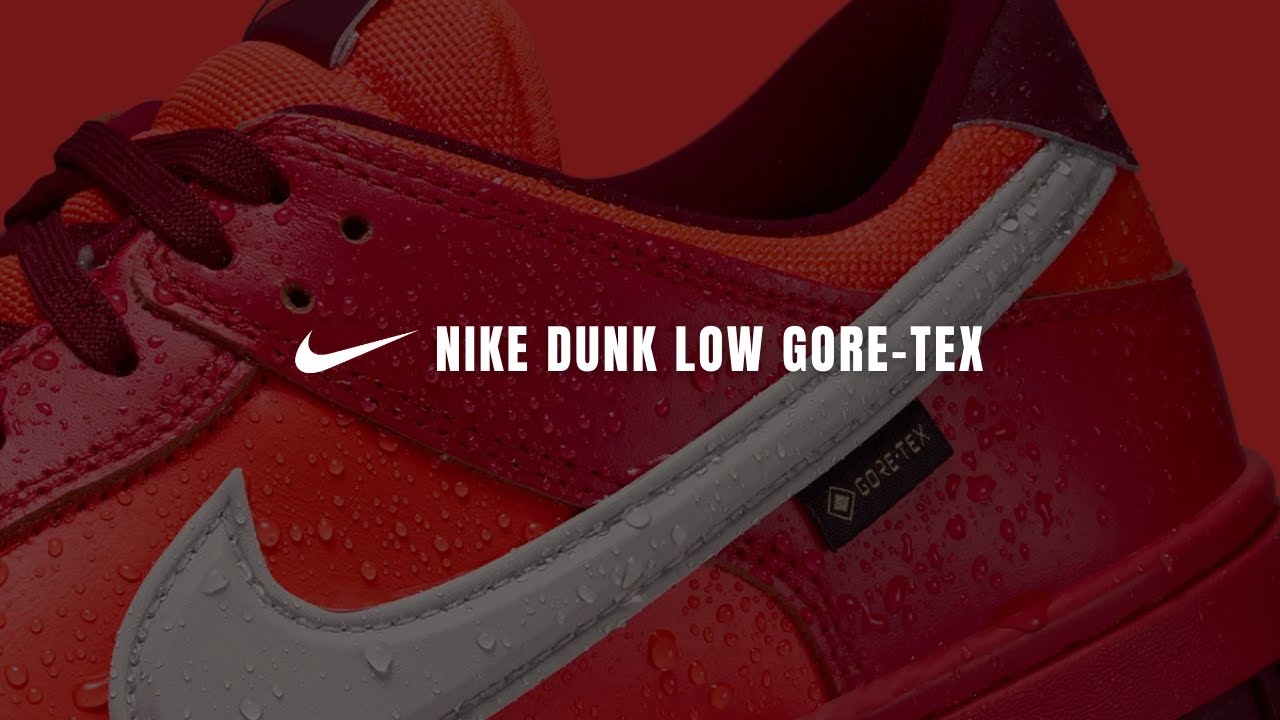 DEEP RED 2026 Nike Dunk Low Gore-Tex | DETAILED LOOK + PRICE - YouTube