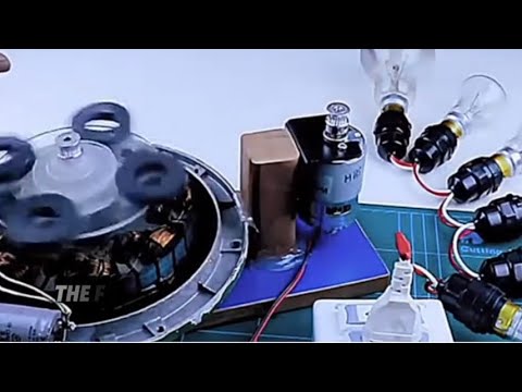 Turn Ceiling Old Fan to High Power Generator in Minutes :step by step