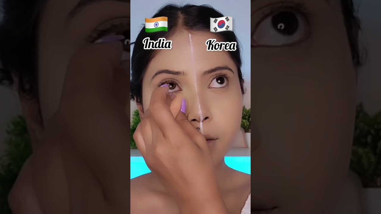  Indian Vs Korean Makeup Challenge Shorts SUGAR Cosmetics